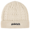 Souvenir Cable Knit Beanie White