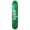 APRIL OG LOGO TWIN SKATEBOARD DECK-8.25 GREEN