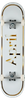 APRIL OG LOGO GOLDEN SKATEBOARD COMPLETE-8.0 WHITE
