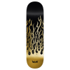 REAL HAUSE FLAMES REDUX SKATEBOARD DECK-8.25 TN GOLD