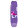 ENJOI BIG BOX RETRO SKATE SKATEBOARD DECK-8.25 PURPLE R7