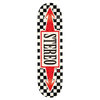 STEREO ARROW CHECKER SKATEBOARD DECK-8.25 WHT/BLK/RED