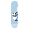 ENJOI BARLETTA ARGYLE PANDA SKATEBOARD DECK-8.25 LT.BLUE