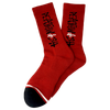 DEATHWISH DEATHSPRAY CHERRY SOCKS RED