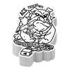 ACE BULLDAWG 3.5" STICKER 1PC