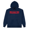 THRASHER BAR HOODIE SMALL NAVY