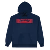 THRASHER BAR HOODIE LARGE NAVY