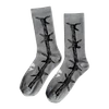 OPERA BARBWIRE CREW SOCKS GREY 1PR