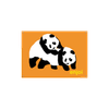 ENJOI PIGGY BACK PANDA BANNER BLACK/WHITE