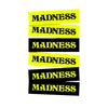 MADNESS BAR LOGO ASSORTED STICKERS 6PK