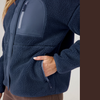 Roxy Axel Bonded Sherpa Jacket Mood Indigo