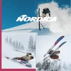Nordica Santa Ana Jr 80s M7 Ski Combo Pink Blue 140