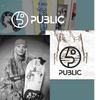 Public Collegiate Crewneck Sweatshirt Navy