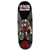 Heroin Curb Killer X Skateboard Deck Black Silver 10x14.25WB