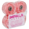 Impala LED Light Up Wheels Set Clear Pink 62mmx33w