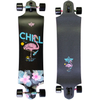 Dusters Chill Longboard Skateboard Complete Black Pink 38"