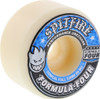 SPITFIRE FORMULA 4 99d CONICAL FULL 53mm WHT W/BLUE Skateboard Wheels set