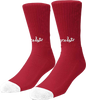 CHOCOLATE LOST CHUNK SOCKS RED/WHT 1pr