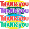 THANK YOU POPS DECAL ASSORTED single
