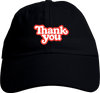 THANK YOU LOGO DAD HAT ADJ-BLACK/RED/WHT