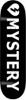 MYSTERY LOGO SKATEBOARD DECK-8.0 BLK/WHT
