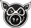 PIG HEAD MED STICKER single