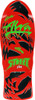 ALVA STREET FIRE SKATEBOARD DECK-10.25x29.5 RED/BLK/GRN