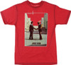 HABITAT PINK FLOYD WISH YOU WERE HERE SS TSHIRT SMALL RED