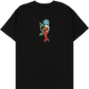 KROOKED MERMAID SS TSHIRT MEDIUM BLK/RED