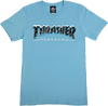 THRASHER BLACK ICE GIRLS SS TSHIRT MEDIUM LT.BLUE