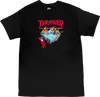 THRASHER NECKFACE 500 SS TSHIRT XLARGE BLACK