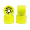 ABEC11 ZigZags Skateboard Wheels Yellow 70mm/83a