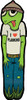 TOY MACHINE TURTLE BOY PLANKING SKATEBOARD DECK 8.0