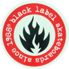 BLACK LABEL SINCE 88 Sticker Decal SINGLE BLK/RED assorted.colors