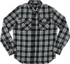 GRIZZLY TUNDRA BUTTON-UP LONGSLEEVE SMALL BLACK PLAID