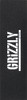 GRIZZLY 1-SKATE GRIP SHEET STAMP BLK/WHT SKATE GRIPTAPE