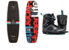 Hyperlite Murray Wakeboard w/ Team OT Boots Black Blue 139cm w/7-10.5