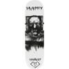 Mystery Murphy Horror Skateboard Deck White Black 8.25