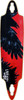 SAYSHUN 39.75" CRISIS(blem) LONGBOARD SKATEBOARD DECK 9.5 W/GRIP BLEM