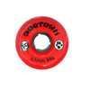 Dogtown K9 Cruiser Wheels Set Clear Red 63mm84a