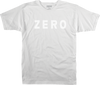 ZERO ARMY LOGO SS TSHIRT MEDIUM WHT WHT