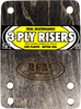 REAL WOODEN RISERS SET 3ply 1/8" UNIVERSAL