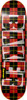 BAKER HERMAN TAPE SKATEBOARD DECK-8.12 RED PLAID