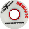 SEISMIC BOOSTER 63mm 101a WHT RED Skateboard Wheels