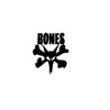 Bones Rat Bones Logo Sticker White Black 6inch