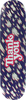 THANK YOU MODERN LOGO SKATEBOARD DECK-8.5 SILVER FOIL