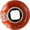 Element Section Wheels White Orange 50mm/95a Set