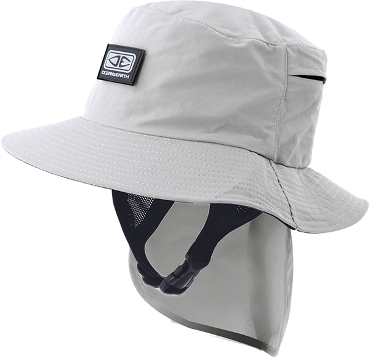 OCEAN & EARTH MENS INDO STIFF PEAK SURF HAT XL-GREY