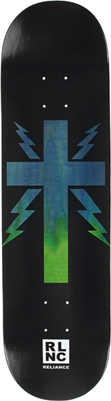 RELIANCE CROSS FADED VENEER SKATE DECK-8.25