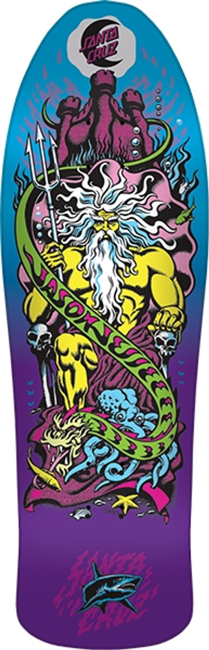 Santa Cruz Jessee Neptune Skateboard Deck-10.1X31.1 Purple